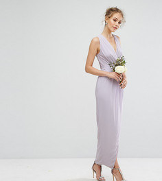 Платье макси с запахом TFNC - Фиолетовый
