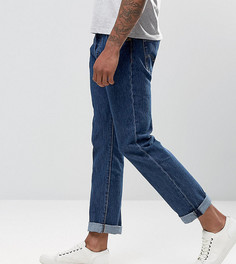 Выбеленные прямые джинсы Levis TALL 501 - Синий