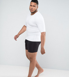Черные утягивающие шорты ASOS PLUS - Черный