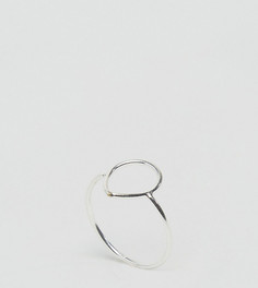 Серебряное кольцо с каплеобразными вырезами Kingsley Ryan - Серебряный