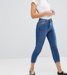 Узкие джинсы в винтажном стиле с завышенной талией ASOS PETITE FARLEIGH - Синий