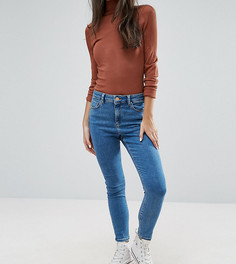 Джинсы скинни с завышенной талией ASOS PETITE RIDLEY - Синий