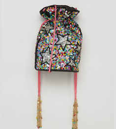 Разноцветная сумка через плечо с отделкой ручной работы From St Xavier X How Two Live - Мульти