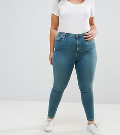 Джинсы скинни с завышенной талией ASOS CURVE RIDLEY - Синий