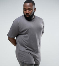 Длинная футболка с асимметричным краем Le Breve PLUS - Серый