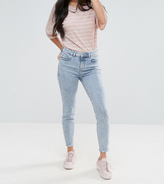 Мраморные джинсы скинни New Look Petite - Темно-синий