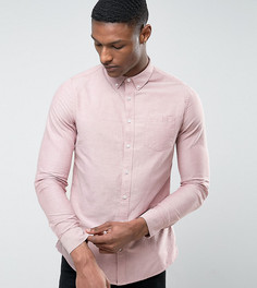 Розовая оксфордская рубашка Burton Menswear TALL - Розовый