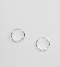 Серебряные серьги-кольца 12 мм ASOS - Серебряный