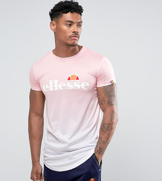 Футболка с эффектом деграде с логотипом Ellesse - Розовый