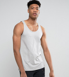 Свободная майка ASOS TALL - Серый