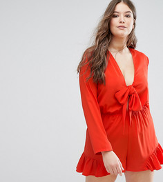 Ромпер с бантом Alice & You - Красный