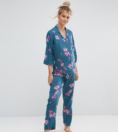 Пижамный комплект с цветочным принтом ASOS Maternity - Мульти