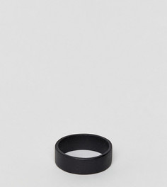 Черное матовое кольцо ASOS PLUS - Черный