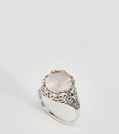 Серебряное кольцо с кварцем Regal Rose - Серебряный