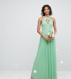 Платье макси с высоким воротом TFNC WEDDING - Зеленый