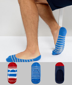 Набор из 3 пар спортивных носков Timberland - Синий