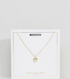 Позолоченное ожерелье со знаком зодиака Рак Johnny Loves Rosie - Золотой