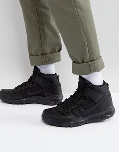 Черные высокие сапоги Nike SB Dunk 536182-001 - Черный