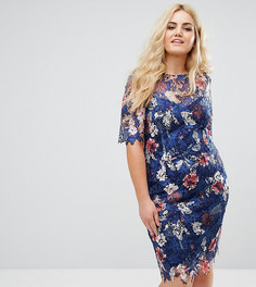 Платье-футляр с принтом Paper Dolls Plus - Мульти