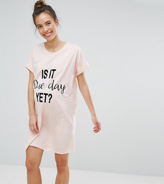 Ночная рубашка ASOS Maternity Due Day - Розовый