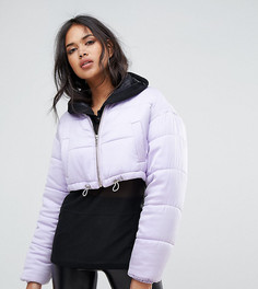 Укороченная дутая куртка Missguided - Фиолетовый