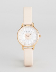 Часы с розовым кожаным ремешком Olivia Burton OB16FS87 - Розовый