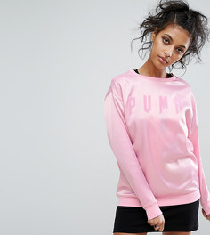 Атласный оверсайз-свитшот Puma эксклюзивно для ASOS - Розовый