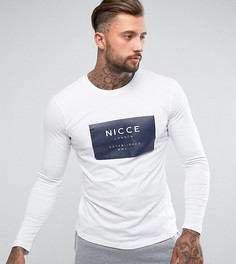 Лонгслив с логотипом Nicce London - Белый