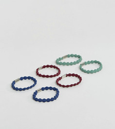 Набор из 6 резинок для волос ASOS - Мульти