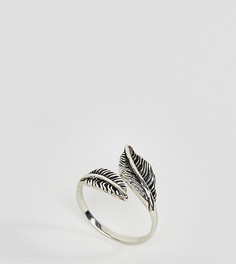 Серебряное кольцо с листиком Kingsley Ryan - Серебряный