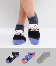 3 пары спортивных носков Sock Shop - Мульти