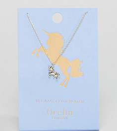 Ожерелье с единорогом Orelia - Золотой