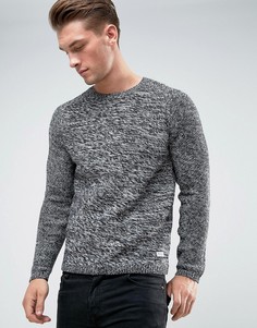 Трикотажный джемпер с рукавами реглан Only & Sons - Черный