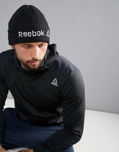 Черная шапка бини Reebok BQ4862 - Черный