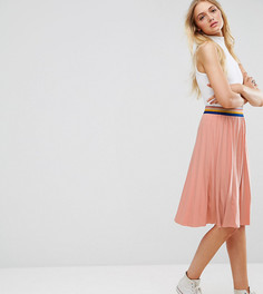 Плиссированная юбка миди Noisy May Tall Bob - Розовый