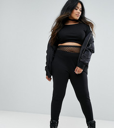 Двухслойные леггинсы ASOS CURVE - Черный