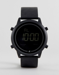 Большие монохромные цифровые часы ASOS - Черный