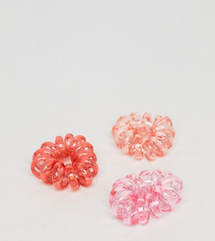 Набор из 3 резинок-спиралек для волос ASOS - Мульти