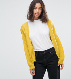 Кардиган в рубчик ASOS PETITE - Желтый