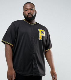 Черный бейсбольный топ Majestic PLUS MLB Pittsburgh Pirates Replica - Черный