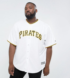 Белая футболка Majestic PLUS MLB Pittsburgh Pirates - Белый