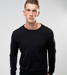 Тонкий трикотажный джемпер Only & Sons - Темно-синий