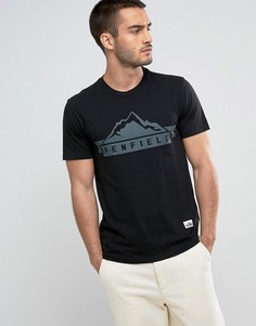 Черная футболка классического кроя с логотипом Penfield - Черный