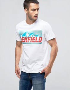 Белая футболка классического кроя с логотипом Penfield Sportswear - Белый