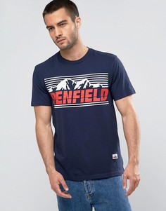 Темно-синяя футболка классического кроя с логотипом Penfield Sportswear - Темно-синий