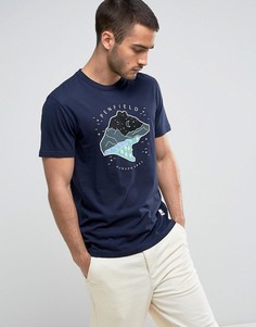 Темно-синяя футболка классического кроя с логотипом Penfield Bear Dreaming - Темно-синий