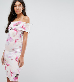 Платье миди с цветочным принтом City Goddess Tall - Мульти