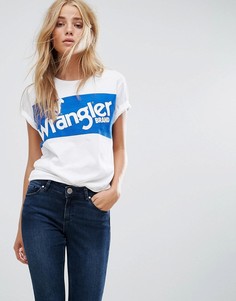 Футболка с логотипом Wrangler - Белый