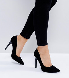 Черные туфли-лодочки для широкой стопы New Look - Черный