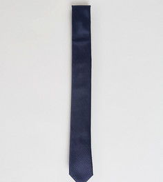 Темно-синий узкий галстук ASOS TALL - Темно-синий